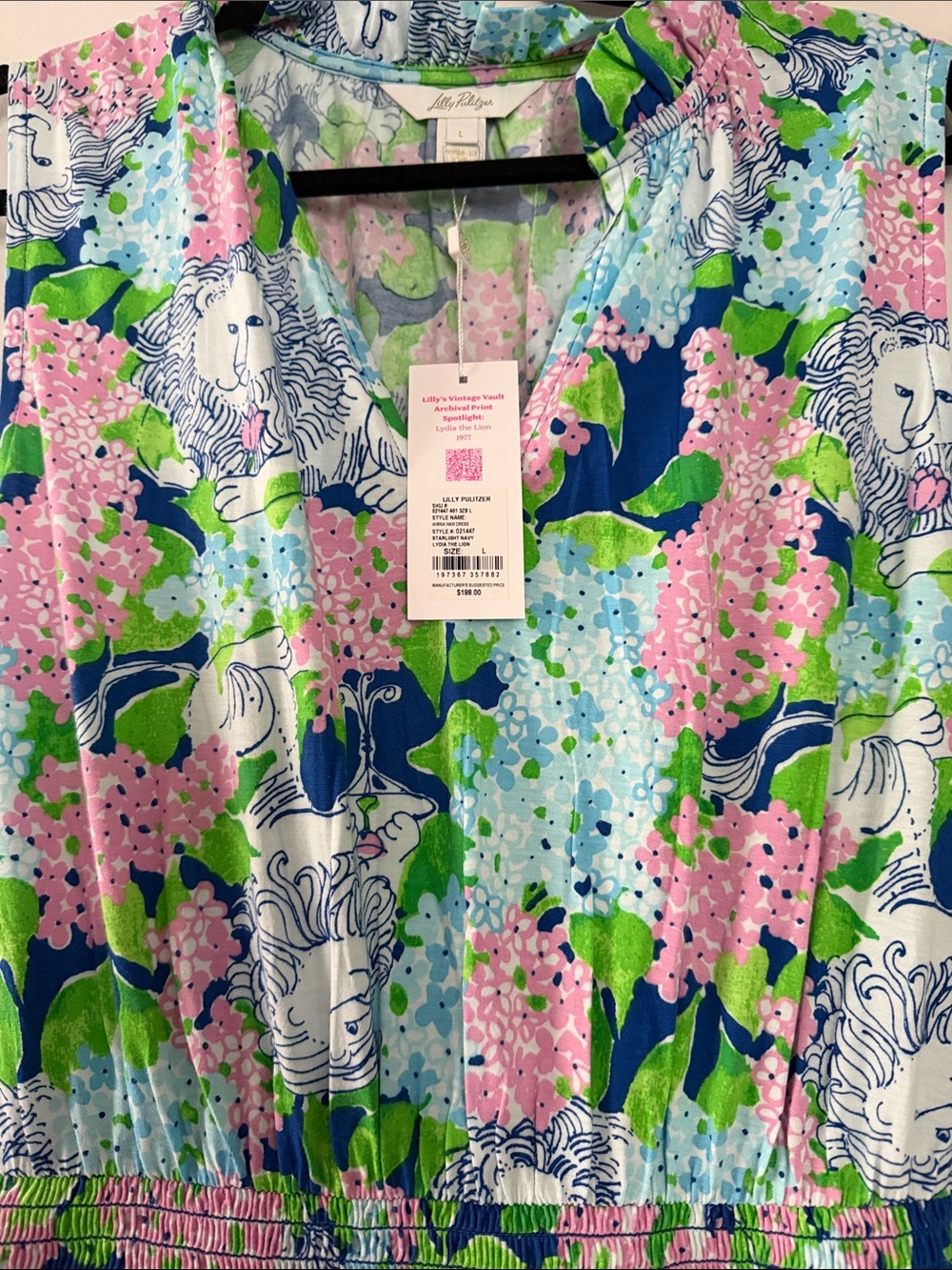 Lily Pulitzer Amiria Maxi Dress in Blue, Pink & Green. Size large. NWT - Picture 2 of 5
